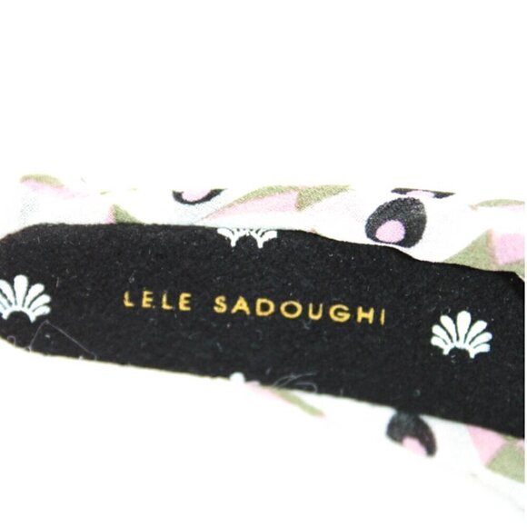 RARE Lele Sadoughi Padded Knotted Headband White Summer NWOT - Picture 5 of 7